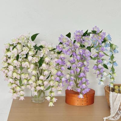 38" Artificial Lily of The Valley Flower Long Stem Faux Silk Flower Bouquet for Tall Vase Fake Plants for Home Wedding Party Birthday Home Decoration