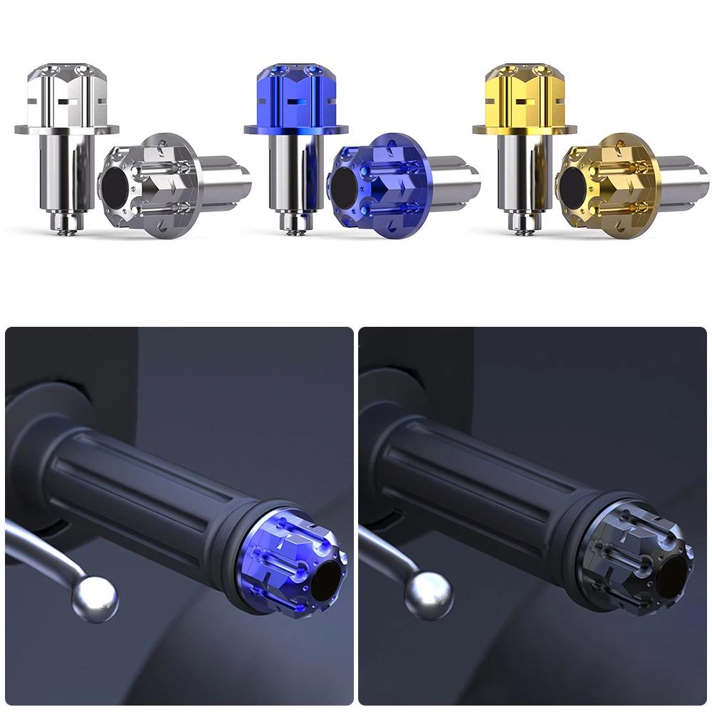 2 stuks CNC Aluminium Motorfiets Stuurhandvatten Stuurdoppen Schuivers voor 16-18 mm Motorfiets Crossmotor Accessoires Universeel