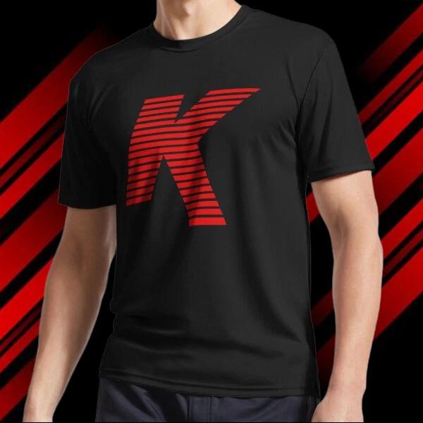 Men s and Women s T-shirts K Gradient Electric Symbol XXL