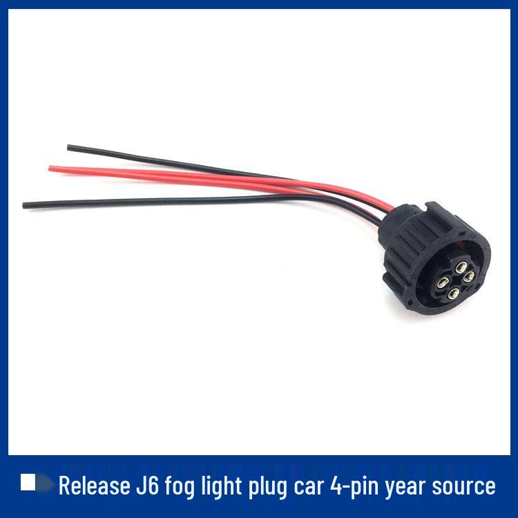 Compatible Headlight, Turn Signal, Fog & Tail Light Socket with Car Sticker for FAW Jiefang J6P