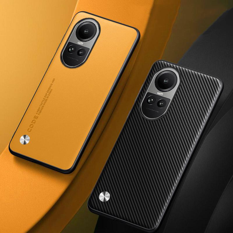 Luxury PU Leather Case For OPPO Reno 10 Pro 5G Back Cover Silicone Shockproof Protection Phone Case For OPPO Reno10 Pro 10Pro