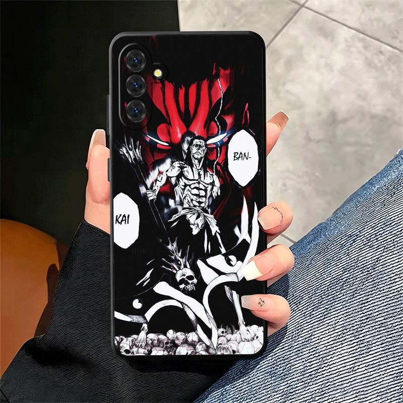 Bleach Zaraki Kenpachi Soft Phone Case for Samsung A17 A37 A57 A16 A26 A36 A56 A15 A25 A35 A55 A14 A24 A34 A54 A13 A23 A33 A53 A