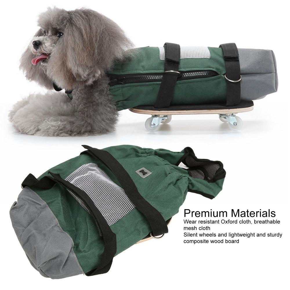 Adjustable Strap Disabled Pet Scooter Paralyzed Dog Auxiliary Carrier Injury Recovery Pet S