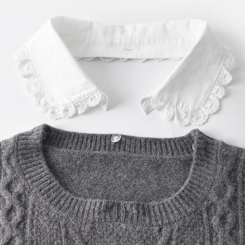 Autumn Water Yi Ren Women's Doll Collar Knitted Sweater
