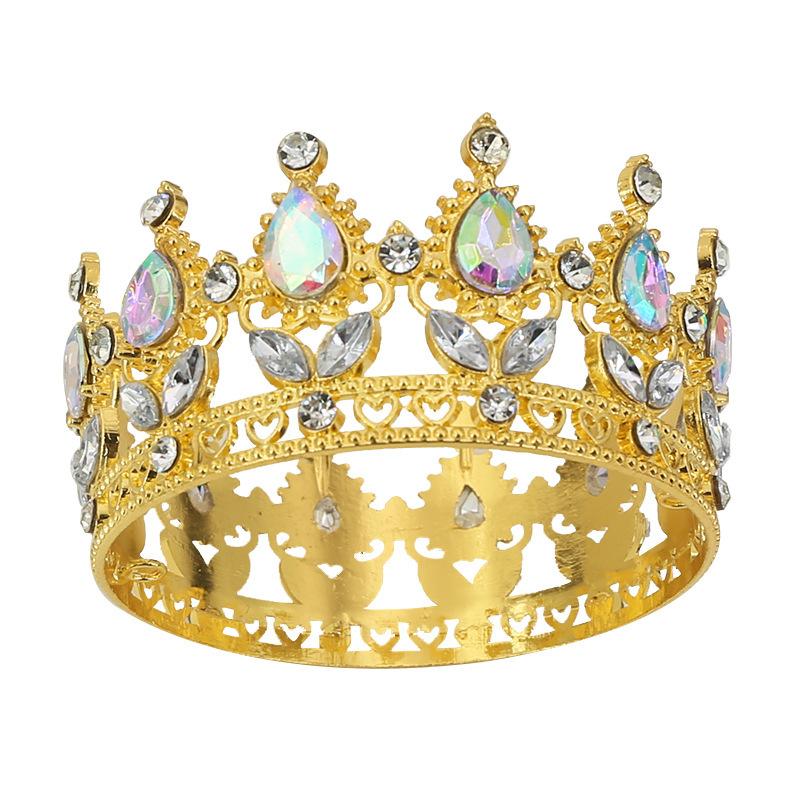 Bridal Jewelry Birthday Party Crown Flower Decoration Headdress Show Host Children's Hair Accessories Baroque