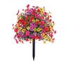 Eucalyptus Flower Artificial Fake Violet Flower Yard Art Micro Landscaping Fake Violet Flower Ball DIY Plastic Plastic Plants