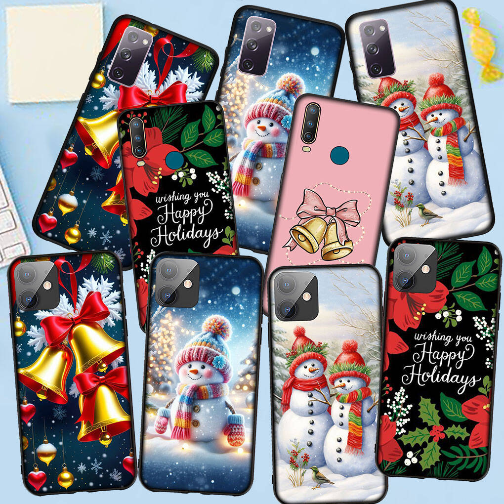 Case for iPhone 17 16 15 Xiaomi Poco F8 F7 X7 X6 M8 C85 C75 C71 Redmi Note 14 13 12 11 Pro Max A3 A4 14C 13C 15C Deer Santa Claus Merry Christmas Tree