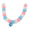 Huisdierenhalsband Zachte Lichtgewicht Pluche Ballen Schattige Hond Kat Halsband met   voor Feest Dagelijks