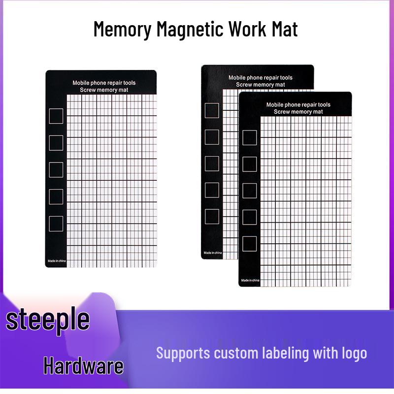 Magnetic Screw Memory Pad for Mobile Phone Repair - Gadget Disassembly Work Board with Adsorption Feature