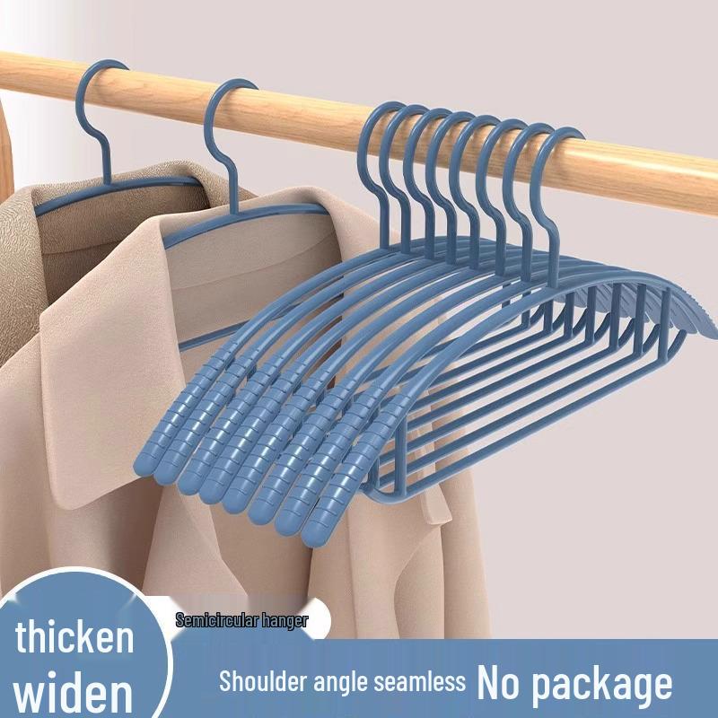 Non-Slip Seamless Shoulder Clothes Hanger: No Bumps, Suitable for Drying and Hanging.