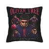 Pillow Case Retro Oliver Tree Aesthetic Bowl Cut Pop Culture Design Pillow Cover For Living Room Sofa Morden Pillowcases