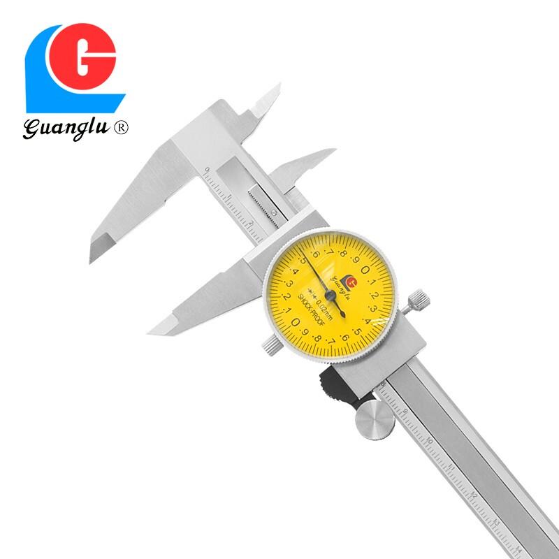 Guanglu High Precision Stainless Steel Dial Caliper