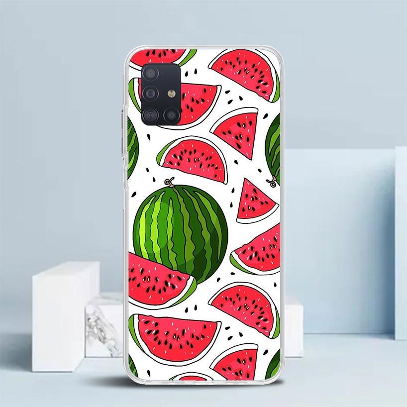 Watermelon Summer Fruit Phone Case For Samsung Galaxy A52 A32 A22 A12 A51 A50S A30S A10S Note 20 Ultra 10 S10 Plus A31 A20 A71 A