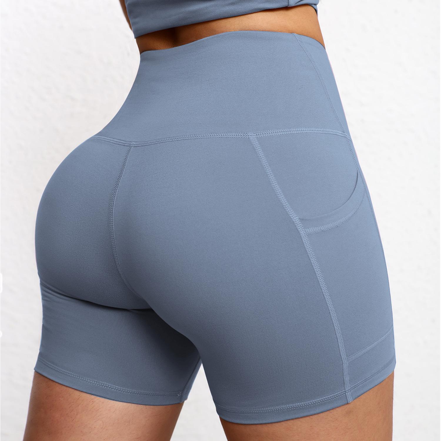 Women s 3/4 Yoga and Running Shorts: Butt-Lifting, Elastic, Tight-Fit Activewear Medium