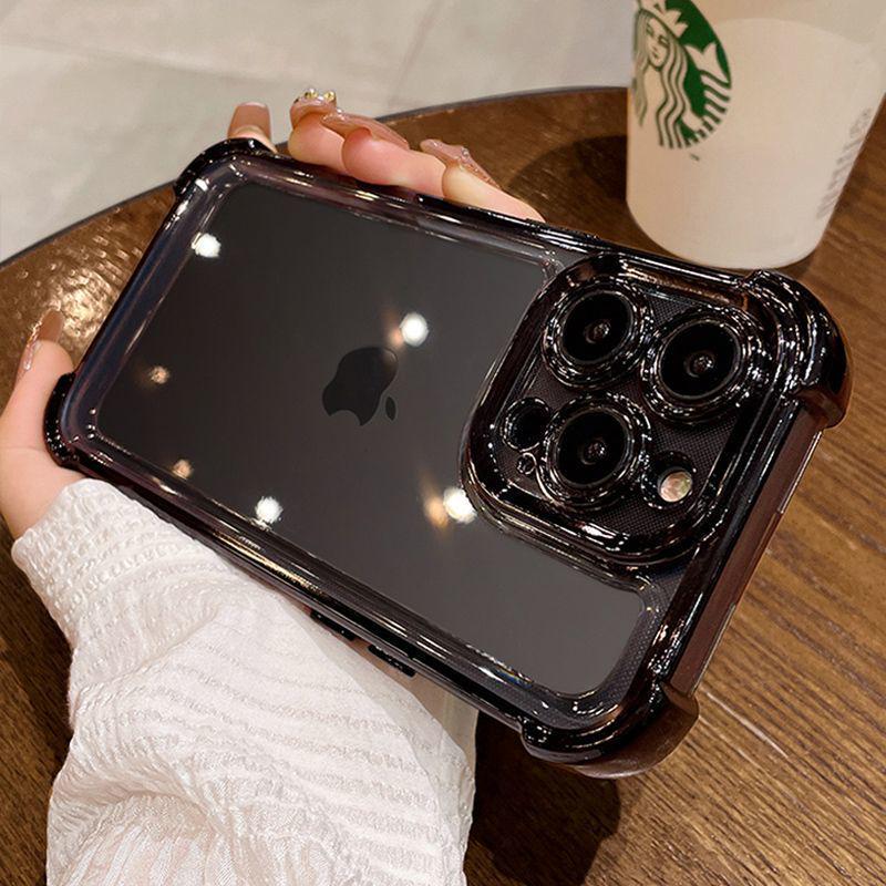 iPhone 17 AIR Anti-Drop Case with Lens Film and Electroplated Protection for iPhone 16 Pro