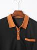 Men's Summer 2026 Lapel Waffle Knit Quick-Dry Short Sleeve Shorts Set