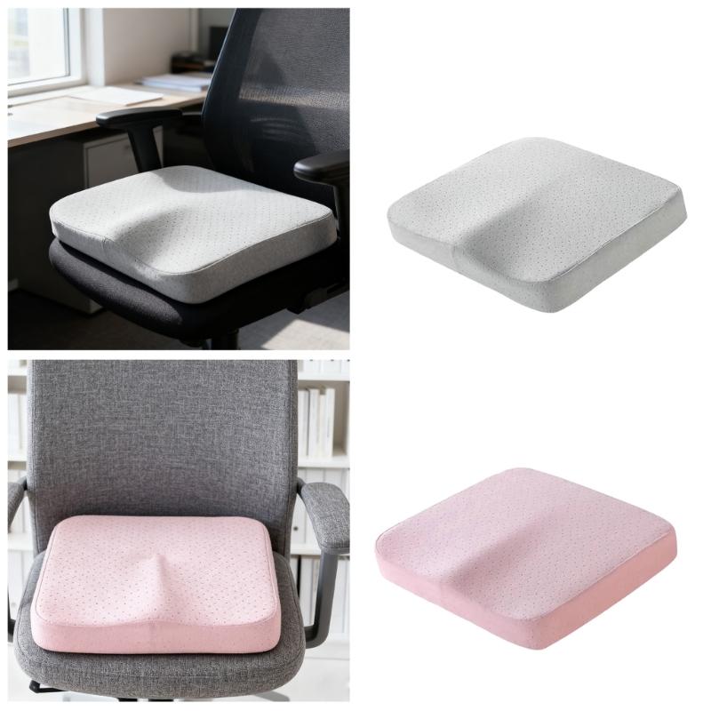 Multipurpose Comfort Memory Foam Seat Cushion Breathable Mesh Fabric Office Chair Car Sofa Orthopedic Support Seat Pad