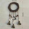 Witch Bells Protection Door Hangers Handmade Witchcraft Hanging Ornament for Living Rooms Bedrooms Kitchens