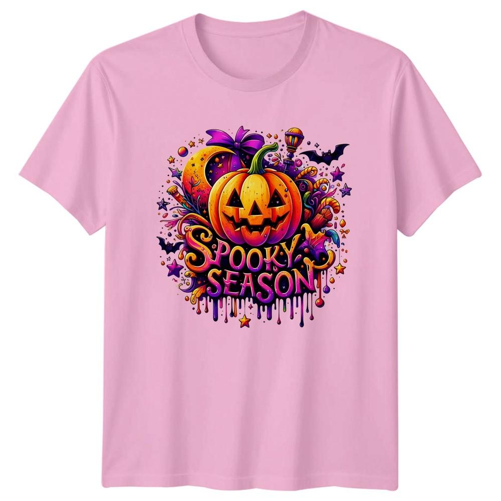 Spooky Season Halloween Jack O Lantern Unisexs Unisexs Graphic Tee