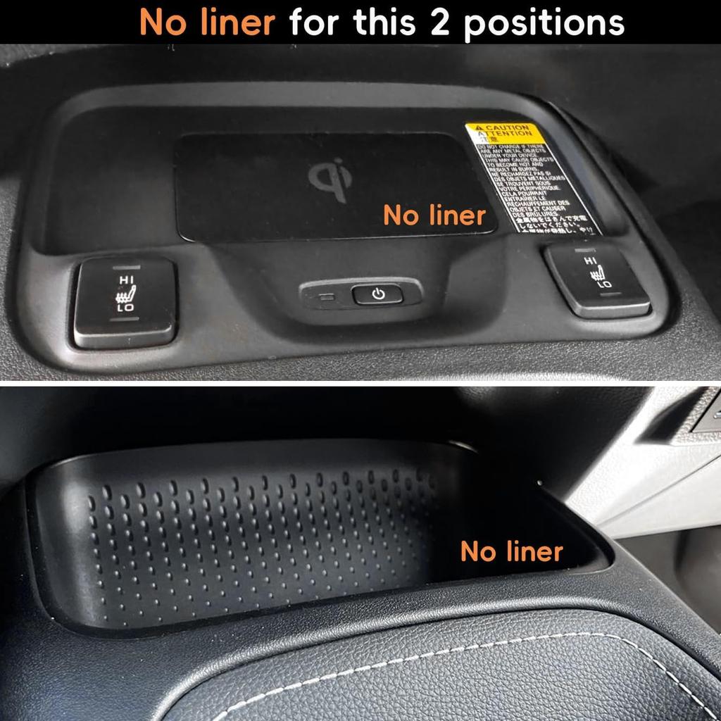 Auovo Cup Holder Ert Door Liners Compatible With Toyota Corolla Hatchback Accessories -2025 2026 Car Console Cup Holder Door Pocket Mats Pads For