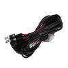 High Low Beam Wiring Harness LED Work Light Relay Switch 200cm Long for Off Road Motorcycles Pickup Trucks