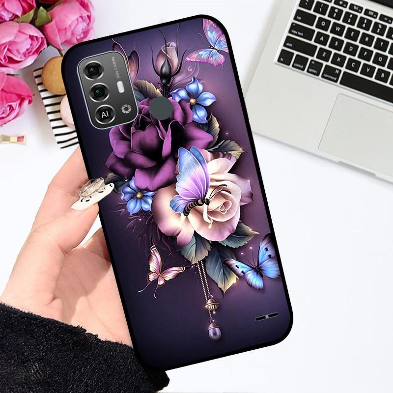 Cases For ZTE Blade A53 Pro Cute Astronaut Fashion Shockproof Soft Bumper For ZTE Blade A53 Pro Coque Funda Floral Coque Shell