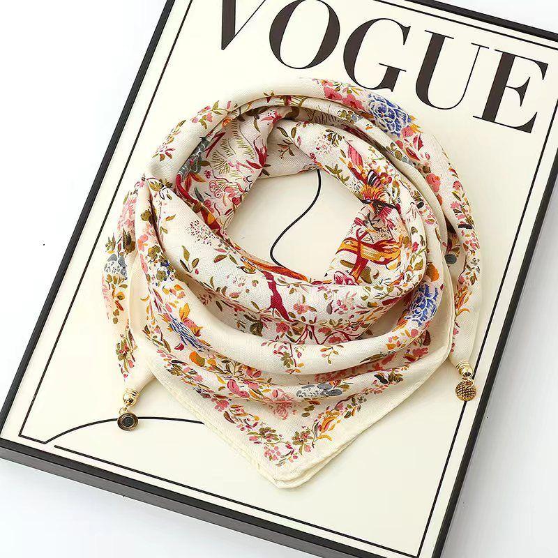 

Магнитный треугольный шарф для женщин Осенняя мода Накидка на шею Теплая Мягкая Шелковистая шаль one size