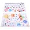 Wall Stickers PVC Material SelfAdhesive Spaceship Cartoon Wall Sticker for Home Living Room