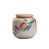 1PCS Chinese Style Ceramic Hand Painted Tea Jar Household Small Portable Sealed Moisture-proof Tea Storage Bottle 2025 New