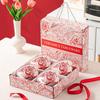 Red Rose Ceramic Bowl Gift Set