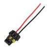 2pcs Headlight Connector DIY Installation Compact Lightweight Convenient Practical Stable Reliable Wiring Harness