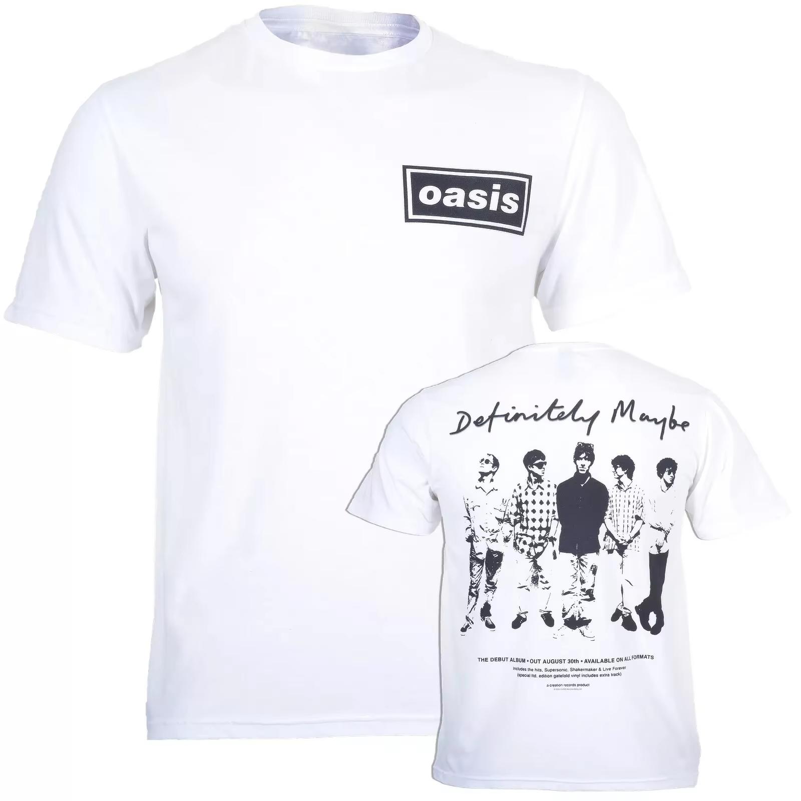 

Oasis T Shirt Maine Road Event Official Reunion Tour 2025 New_ High-end Luxury Is for Both Men and Women Top 100% Cotton T-shirt M