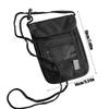 Namoobao Passport Security Passport Black Case, Neck-Mounted, Anti-Skimming Pouch, Cover, Compact, Lightweight, Nylon,