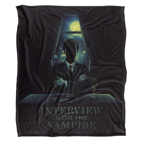 Interview With The Vampire Silky Silhouette Supersoft Blanket