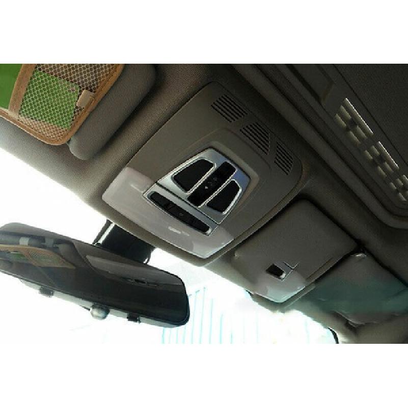 For BMW 3 4 Series GT 13-2019 Matte Silver Inner Front Reading Light Cover Trim
