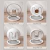 Stainless Steel Pot Lid Holder Heat Resistant Detachable Pot Lid Stand Folding Stable Pan Cover Lid Rack Restaurant