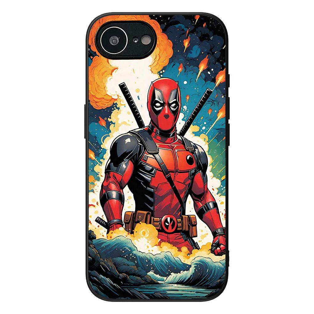 Deadpool Marvel Dead Pool Casing Phone Cover for Xiaomi Redmi Note 13 14 ProPlus A4 A3 Pro Plus 13C Pro+ Note13 Note14 Soft Case