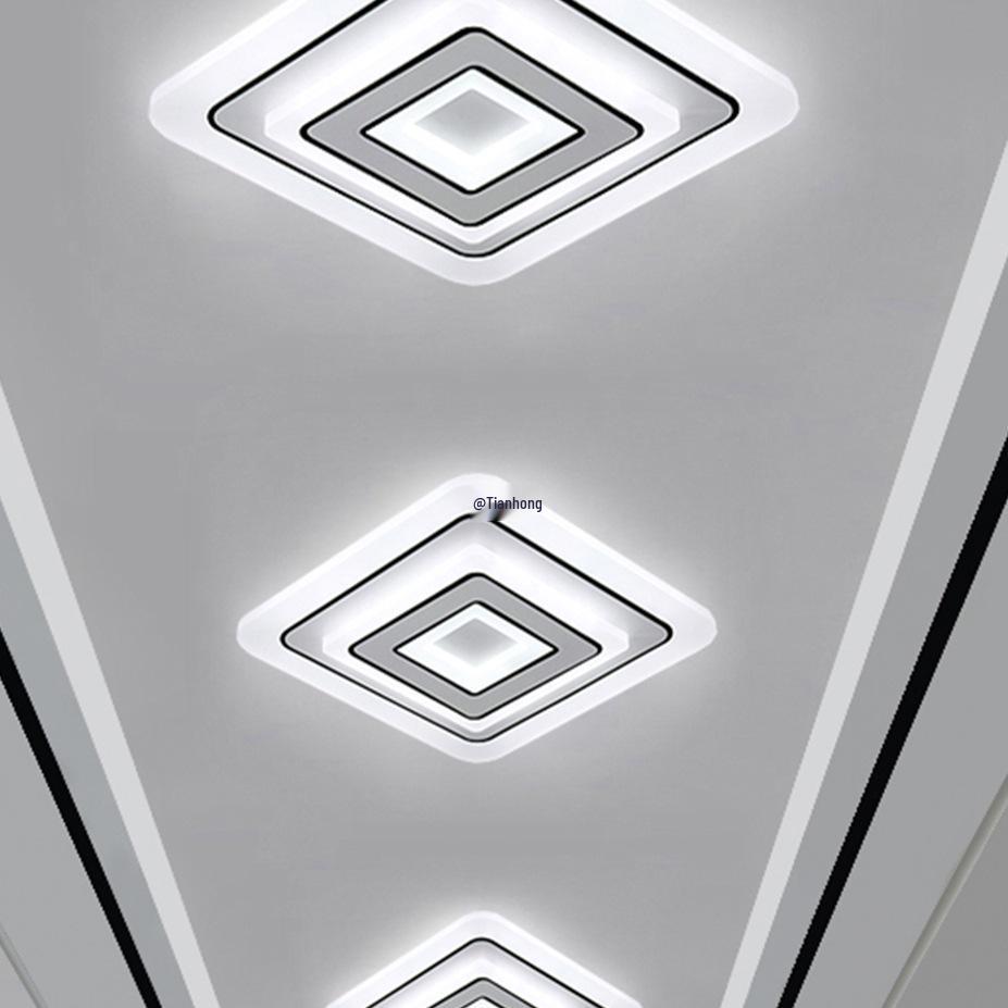 

Круглый накладной потолочный светильник для коридора, прихожей, холла, балкона и фойе Small Square [White Light 20W] Recessed