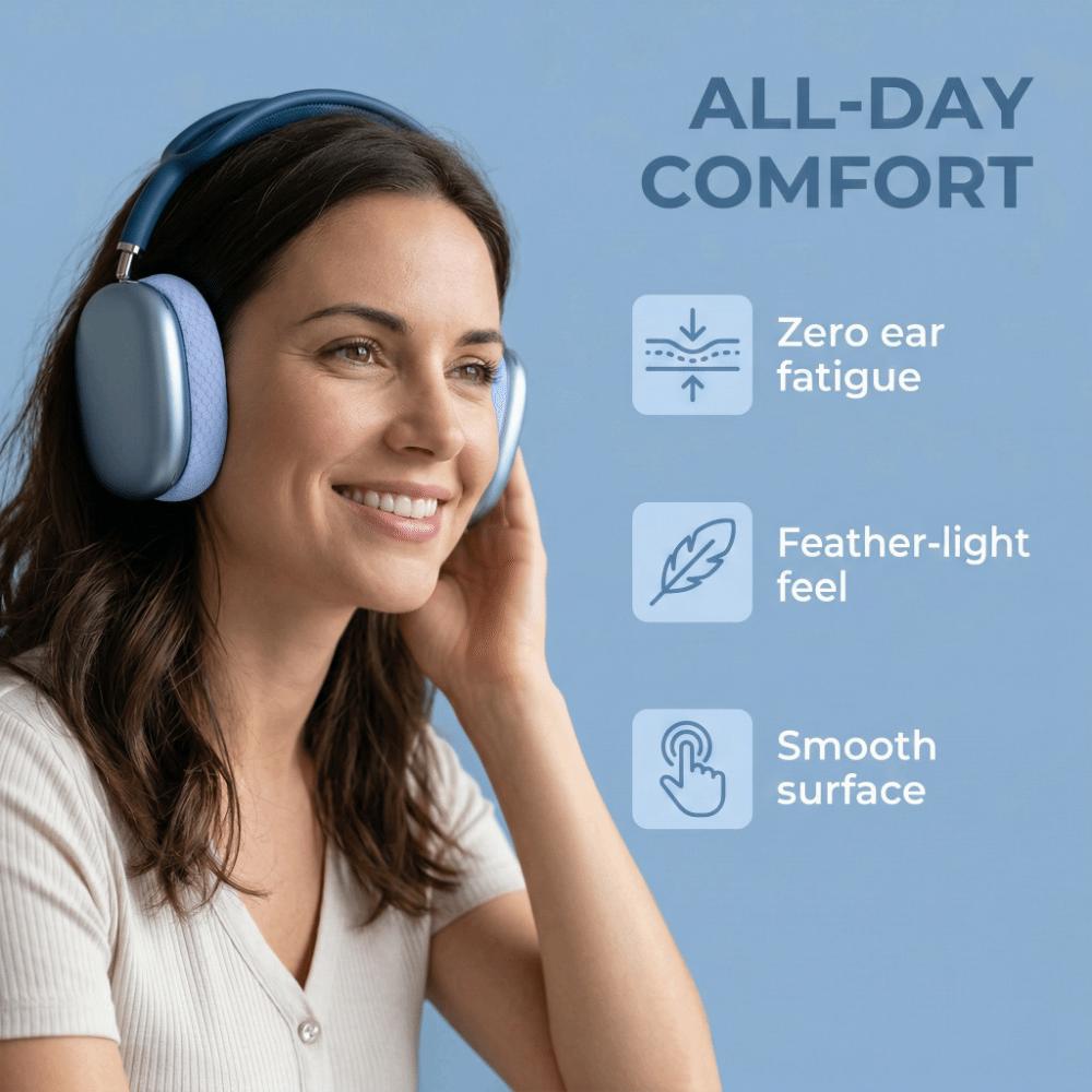 Memory Foam Sponge Sound Isolation Ear Cushions for Logitech G435 LIGHTSPEED Audio Equipment