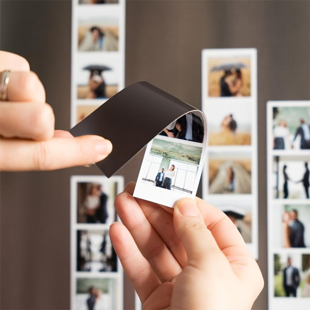 Personalisierte Foto-Bar-Fliese Benutzerdefinierte Kühlschrankdekoration mit Fotoschlitz für Hochzeit Geburtstag Jubiläum Reise Paar Freunde Familie Wertvolle Geschenke