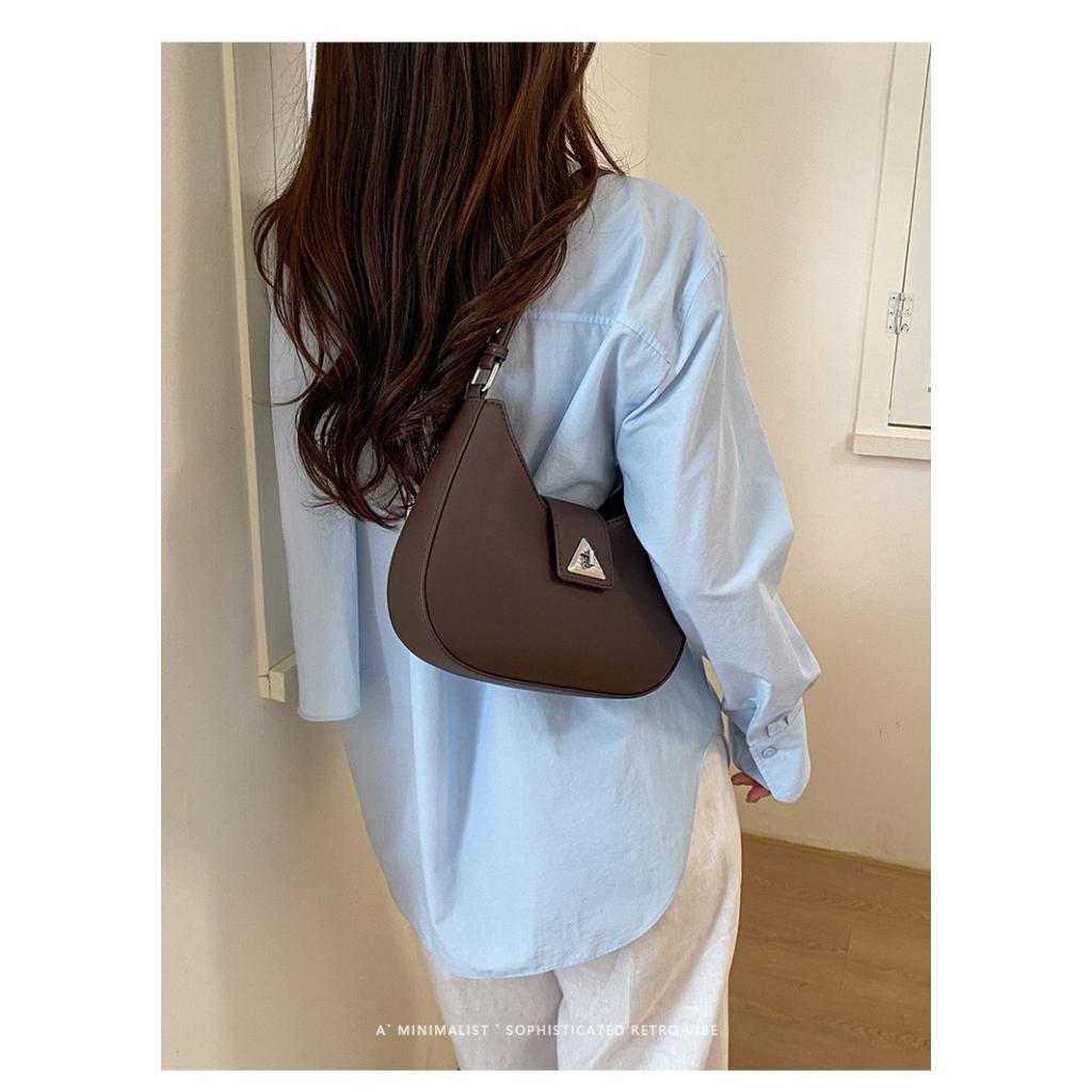 Shoulder Bag Women PU Minimalist Underarm Daily Commute