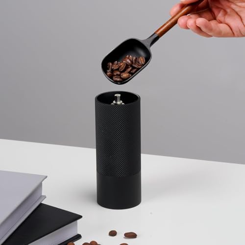 TIMEMORE Coffee Grinder, Manual, Compact, Foldable, Portable, Digital Chestnut NaNo3 Coffee Grinder with Adjustable Internal Setting, Dual Bearing Pos