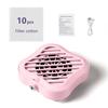 4200PM Mini Nail Dust Collector 60W Portable Nail Dust Extractor 450Pa Suction Nail Vacuum Cleaner Fan Nail Art Manicure Fan