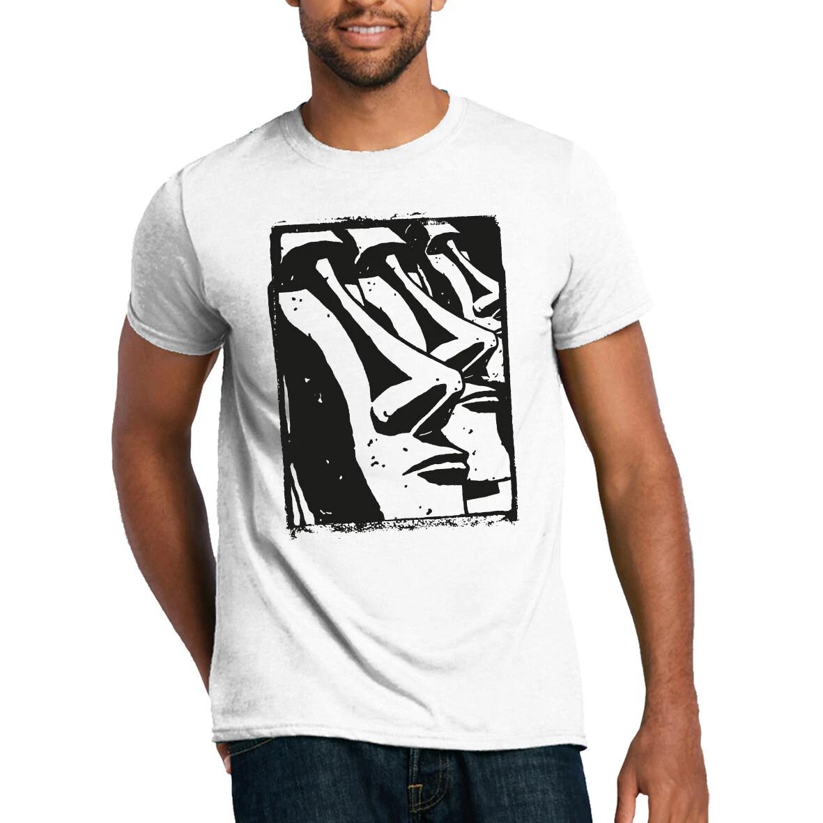 Easter Island Heads T-shirt Moai Monolithic Human Carved Ancient Artifacts S
