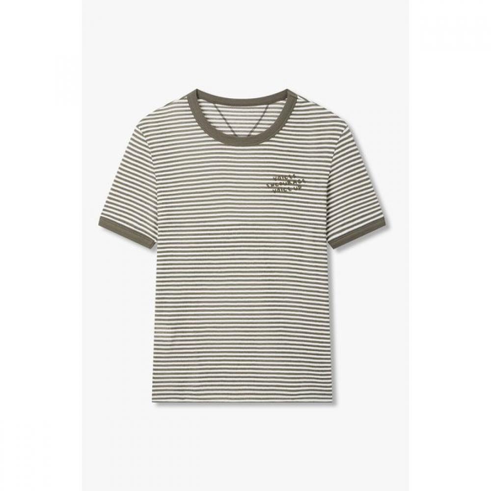 Vov STriped Ringer T shirT 7156240004 KhakiS 7890₽