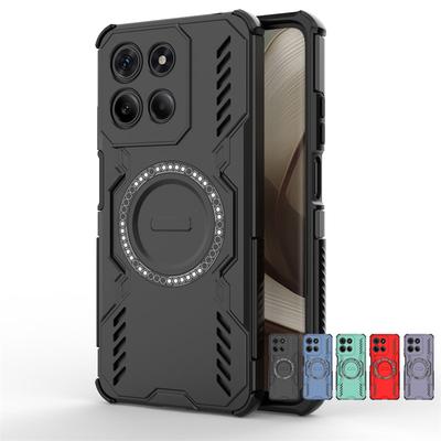 For Motorola Moto G15 Power Case For Moto G15 Power Anti-knock Magnetic Adsorption Wireless Charge Cover For Moto G15 Power Case