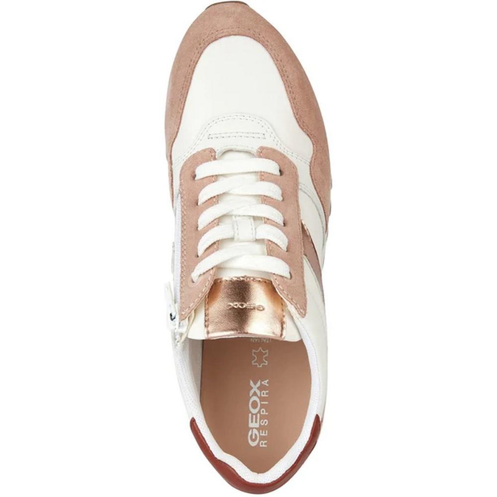 Geox Womens/Ladies Tabelya Leather Trainers
