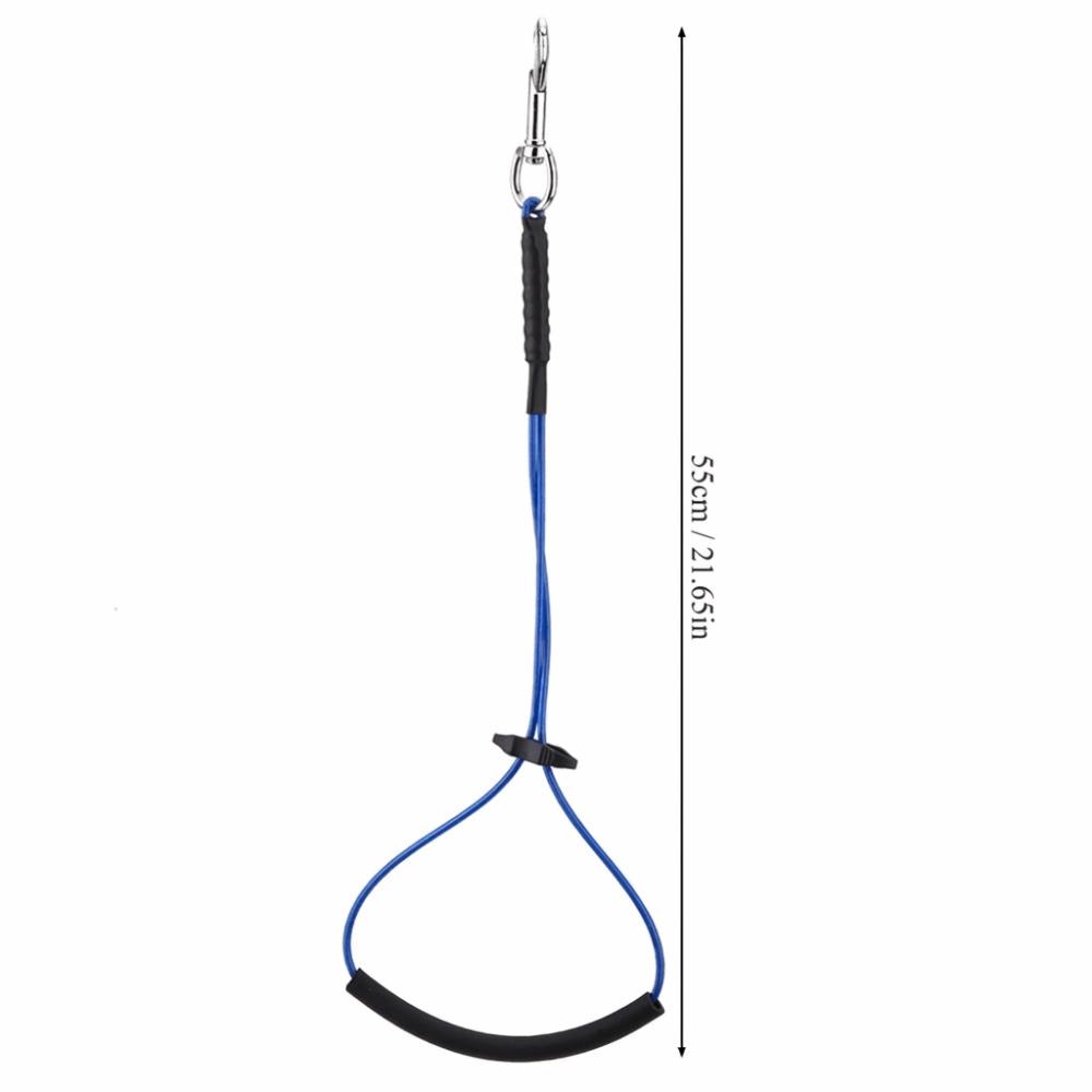 Adjustable Length Grooming Restraint Single Buckle Steel Wire Loop Table Fixing