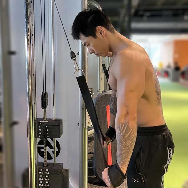 Ciężki fitness Ramię Biceps Triceps Lina Pas Podnoszenie ciężarów Kulturystyka Trening siłowy Pulldown Cable Attachment