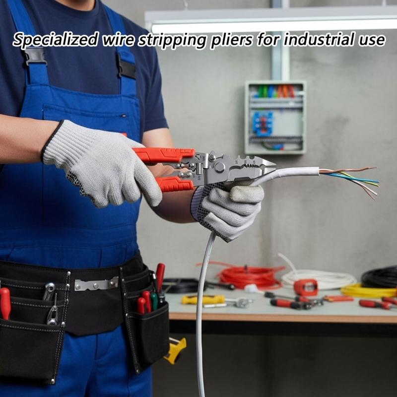 Multifunctional Wire Stripper Decrustation Pliers Crimper Cable Stripper Cutter Multifunctional Wire Repair Tool Pliers